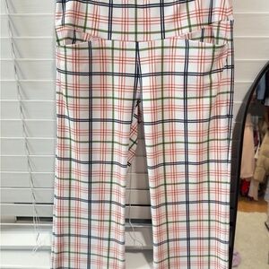 Smith and Quinn Patterned Pants in Red, Green, and Blue
